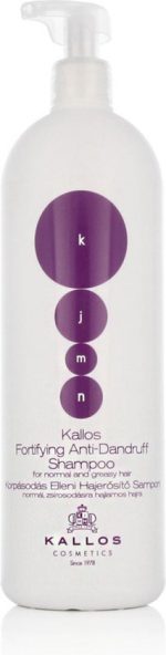 Kallos - KJMN Fortifying Anti Dandruff Shampoo ( Greasy Hair ) - 1000ml - Image 2
