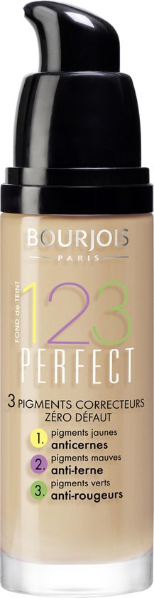 217x840-139 BOURJOIS 123 Perfect Foundation podk ad ujednolicaj cy 53 Light Beige 30ml - Image 1