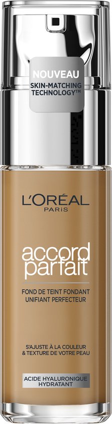 223x840-40 L’Oréal Paris - Accord Parfait Foundation - 7D/W - Natuurlijk Dekkende Foundation met Hyaluronzuur en SPF 16 - 30 ml - Image 1