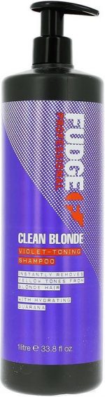 Fudge Clean Blonde zilvershampoo met pomp - 1000 ml - Image 3