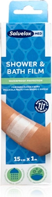 225x840-109 Salvelox Adhesive Shower And Bath Dressing 15cmx1m - Image 1