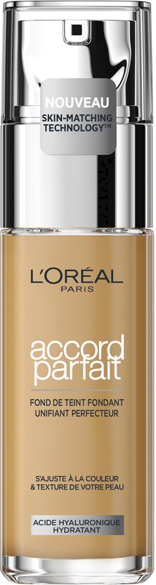 225x840-65 L’Oréal Paris - Accord Parfait Foundation - 4N - Natuurlijk Dekkende Foundation met Hyaluronzuur en SPF 16 - 30 ml - Image 1