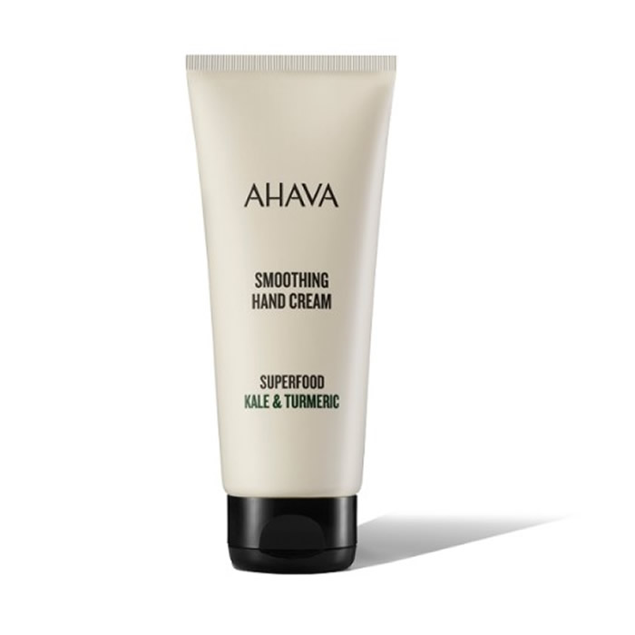 2271328_1c79a5c773fd360c3bf66866522e2c94 AHAVA Smoothing Hand Cream Kale & Turmeric 100ml - Image 1