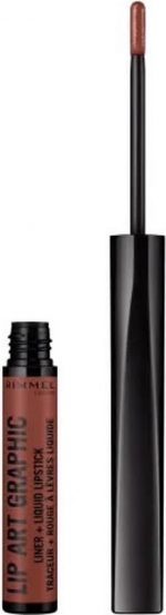 Lip Art Graphic Liner&liquid Lipstick By Rimmel #760-now-or-never - Image 3