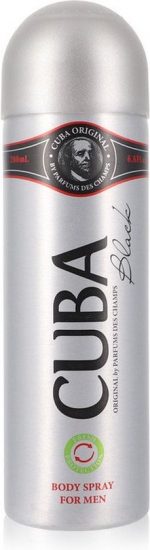 CUBA Black by Fragluxe 195 ml - Body Spray - Image 2