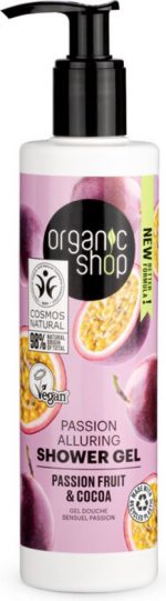 Organic Shop Passion Alluring Passion Fruit and Cocoa Shower Gel 280 ml - Image 3