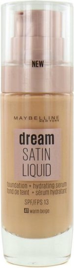Maybelline Dream Satin Liquid Foundation & Serum 41 Warm Beige 30ml