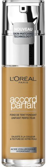 L’Oréal Paris - Accord Parfait Foundation - 4D/W - Natuurlijk Dekkende Foundation met Hyaluronzuur en SPF 16 - 30 ml