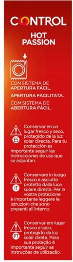 Control Hot Passion Condoms Warming Effect 10U - Image 2