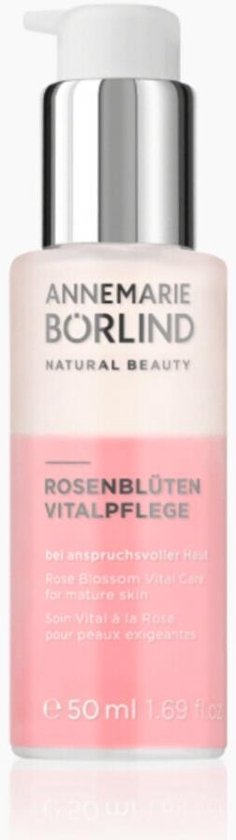 236x840 ANNEMARIE BÖRLIND ROSE BLOSSOM VITAL CARE (50ml) - For Demanding Skin - Counteracts Collagen Degradation - 2-Phase Anti-Aging Care for a More Youthful Radiance, Vegan - Image 1