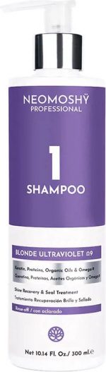 Colour Neutralising Shampoo Neomoshy Blonde Ultraviolet Ω9 (300 ml)