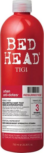 Regenerative shampoo for weak and stressed hair Bed Head Urban Anti   Dots Resurrection  Shampoo - Image 2