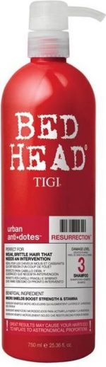 Regenerative shampoo for weak and stressed hair Bed Head Urban Anti   Dots Resurrection  Shampoo - Image 4