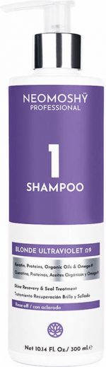 Colour Neutralising Shampoo Neomoshy Blonde Ultraviolet Ω9 (300 ml) - Image 2