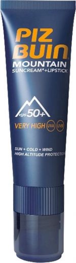 Piz Buin Mountain Creme + lipstick Factor(spf) 50+30 - Zonnebrand crème