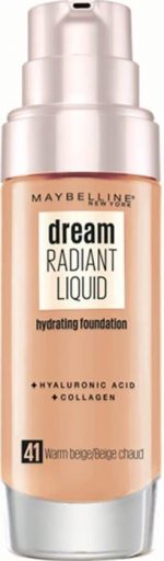 Maybelline Dream Satin Liquid Foundation & Serum 41 Warm Beige 30ml - Image 4