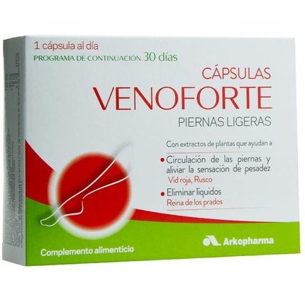2518720_40e61e4d0f58d219b016976ba014a5af Arkopharma Venoforte 30 Capsules - Image 1