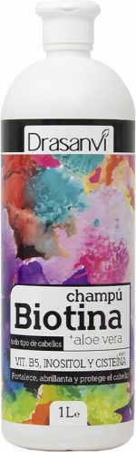 Strengthening Shampoo Drasanvi Biotina Y Aloe Vera Biotin 1 L - Image 3