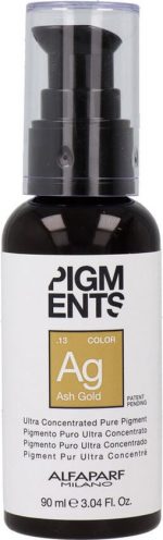 Onthullende crème Alfaparf Milano Pigments Nº 13 AG Gouden Grijs 90 ml - Image 2