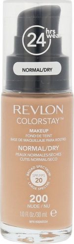 Revlon Colorstay Makeup NormalDry Skin Spf 20 200 Nude Foundation 30ml
