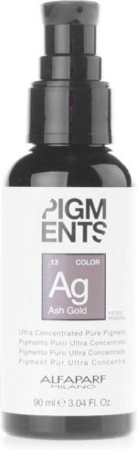 Onthullende crème Alfaparf Milano Pigments Nº 13 AG Gouden Grijs 90 ml - Image 4