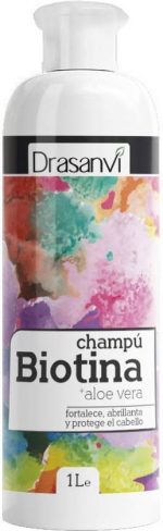 Strengthening Shampoo Drasanvi Biotina Y Aloe Vera Biotin 1 L - Image 2