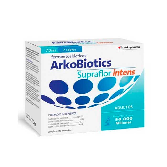 2595319_a5f9ba10cad4e8004b205da77a033721 Arkopharma Arkobiotics Supraflor Intens Adult 7 Sachets - Image 1
