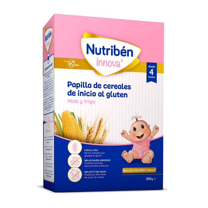 2597212_e751923002e66dfe5f7be4ce5d7f90a9 Nutribén Papilla Cereals Gluten Starter Cereal 300g - Image 1