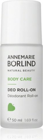 ANNEMARIE BÃ–RLIND BODY CARE Deo Roll On (50 ml) - Effective protection against body odor with mild ingredients, natural refreshing scent, refreshing, regulating & caring, Vegan