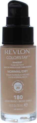 Revlon Colorstay Foundation With Pump Dry Skin - 180 Sand Beige - Image 4