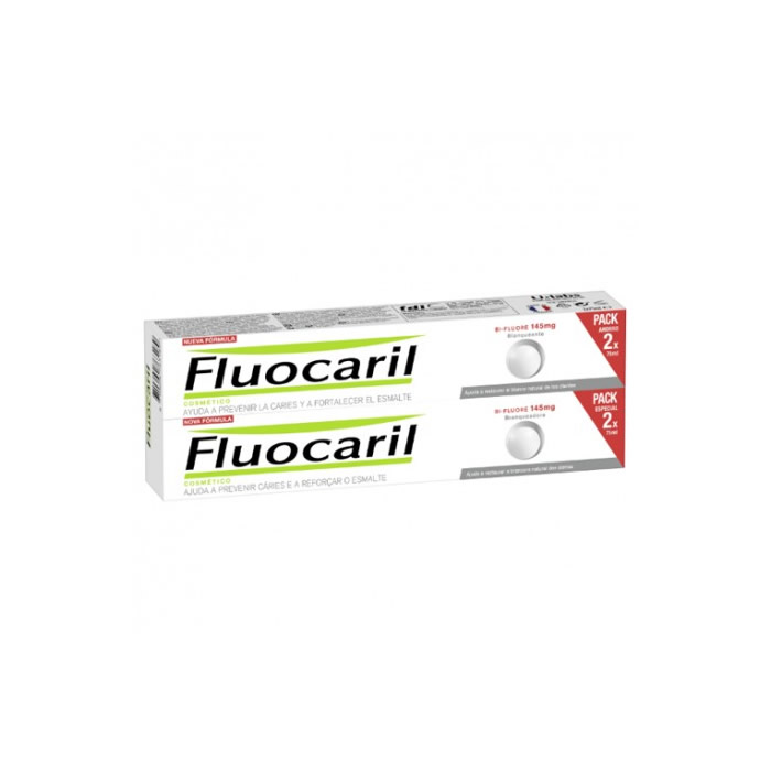 2600009_52542de5368b3a50dd53c08de915f914 Bi-fluore 145mg Whitening Toothpaste 2 X By Fluocaril 75 Ml - Image 1