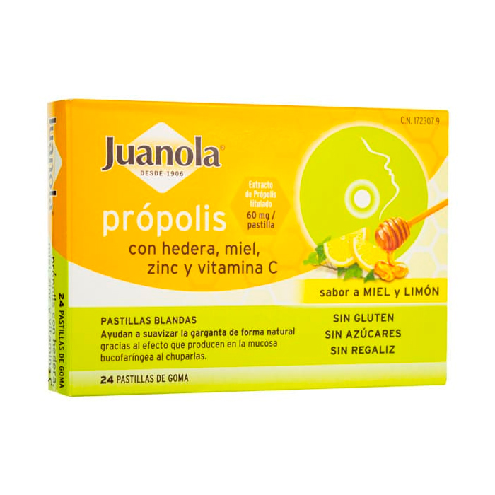 2615912_c8af59270d9d44123fe06900ac6f8b0d Juanola Propolis Hedera, Honey, Zinc and Vitamin C 24U - Image 1