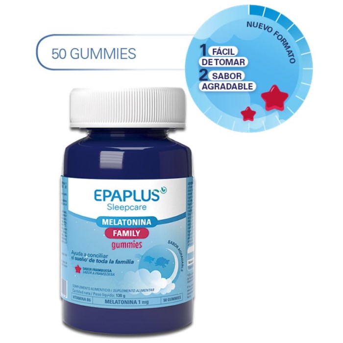 2618807_532b080ea02e1bc7e186322e4a81b1bc Epaplus Sleep Melatonin Gummies 50g - Image 1
