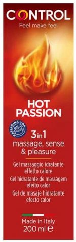 Control Gel Hot Passion | verwarmend, massage en glijmiddel (200 ml) - Image 2
