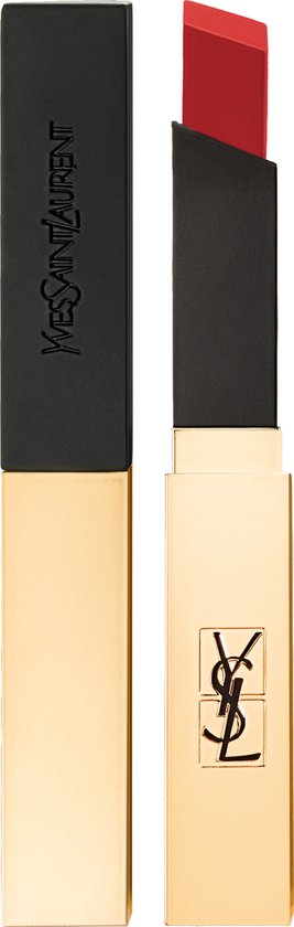 267x840-4 Yves Saint Laurent Lipstick Lip Make Up Rouge Pur Couture The Slim Leather Matte Lipstick 23 Mystery Red - Image 1