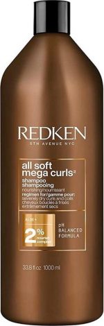 Redken - All Soft Mega Curls - Shampoo voor krullend- of pluizend haar - 1000 ml - Image 2
