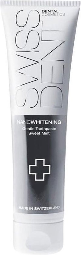 268x840-91 Swissdent Dental Cosmetics Nano Whitening Tandpasta 50 ml - Image 1