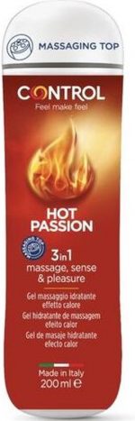 Control Gel Hot Passion | verwarmend, massage en glijmiddel (200 ml) - Image 4