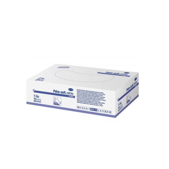 2715164_8845e68ad223587e6da94416f8134ccc Hartmann Peha Soft Nitrile Gloves Medium Size 100 Units - Image 1