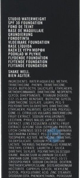 Studio Waterweight SPF 30 Foundation   TekutA12 make up 30 ml