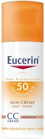 Sun Protection with Colour Eucerin Photoaging Control Tinted Medium SPF 50+ (50 ml) - Image 2