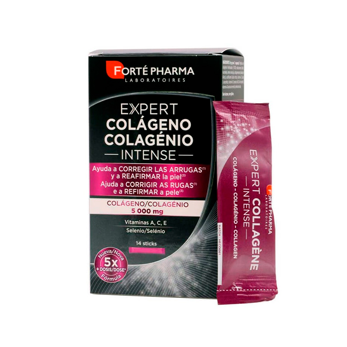 2757707_9ff56bd90809f47eea60a709e32d6717 FortE Pharma Expert ColAgeno Intense Corregir Arrugas 14 Sticks - Image 1