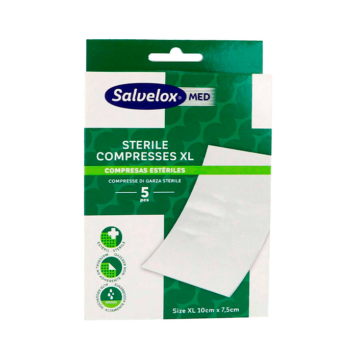2765145_fd72b52121939f4768e1ad6e9b002ced Salvelox Sterile Compresses XL - Image 1