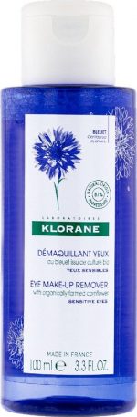 Cornflower Eco-cultivated Make-up Remover For Sensitive Eyes By Klorane 100 Ml