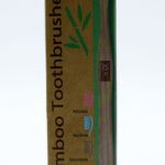 Bamboo Toothbrush   Eco Friendly   3x 100  Natural Biodegradable