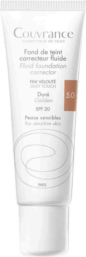 282x840-191 Avene Couvrance Fluid Foundation Correctors Golden 30ml - Image 1