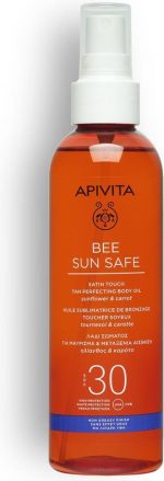 Apivita Satin Touch Tan Perfecting Body Oil SPF30 - Image 4