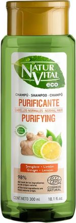 Zuiverende Shampoo Naturvital Eco Citroen Gember (300 ml) - Image 2