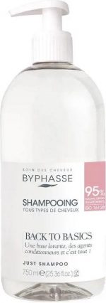 Shampoo voor dagelijks gebruik Byphasse Back to Basics Alle haartypes (750 ml) - Image 3