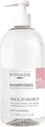 Shampoo voor dagelijks gebruik Byphasse Back to Basics Alle haartypes (750 ml) - Image 2